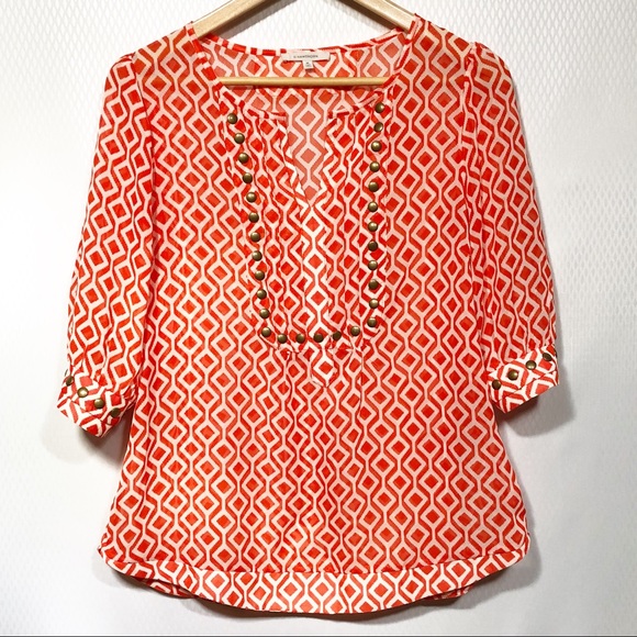 41 Hawthorn Other - Stitch Fix- 41 HAWTHORN  Moni Geo Print Blouse Top